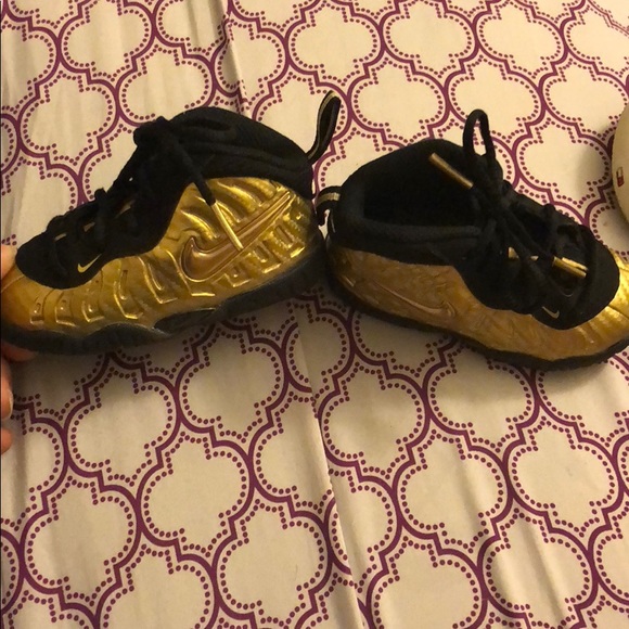 toddler gold foamposites